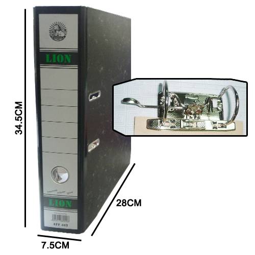 Lion Arch File 3" L' (F4 Size)